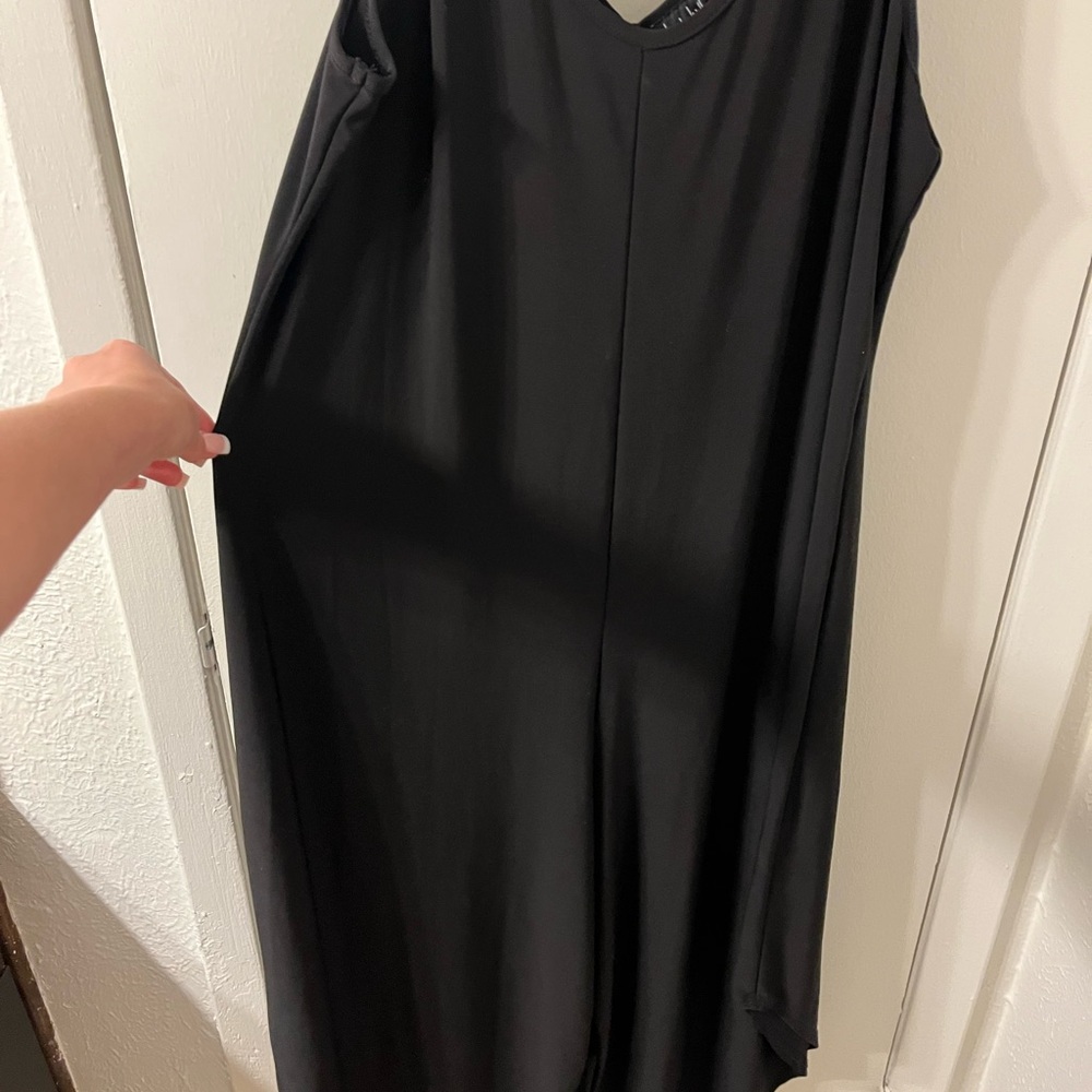 Nicole Miller Black Sleeveless jumpsuit